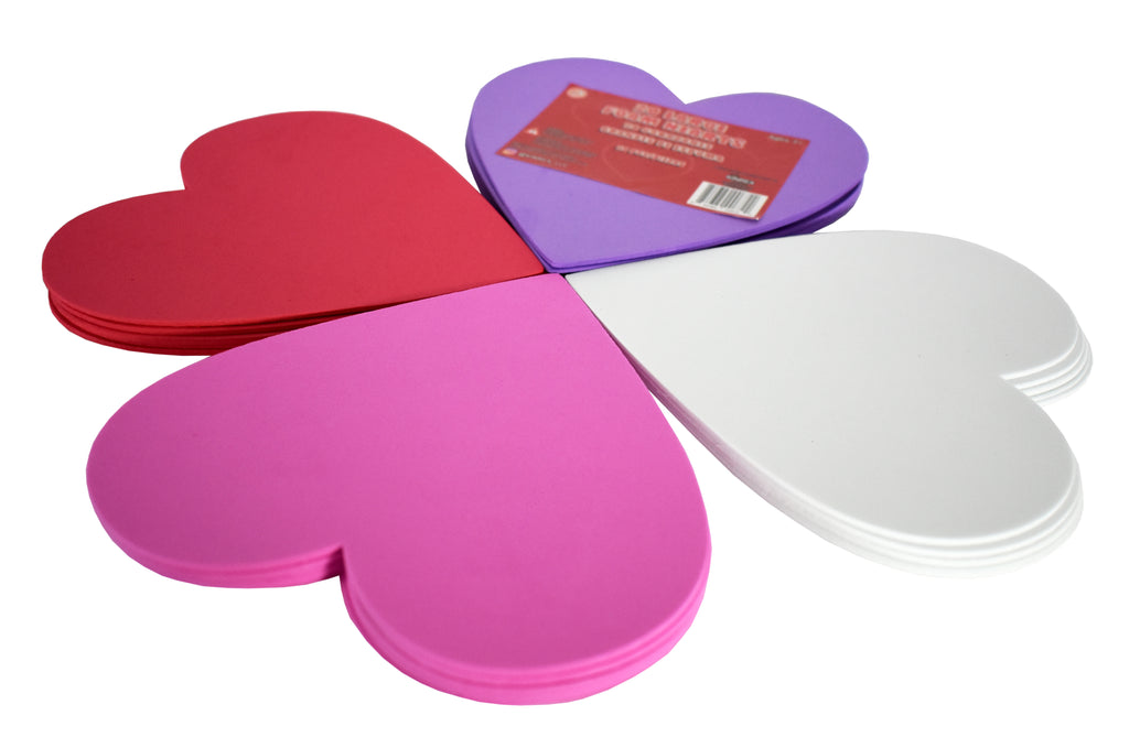 Foam Hearts - Valentine’s Day Party Decorations - Heart Decorations - KINREX LLC