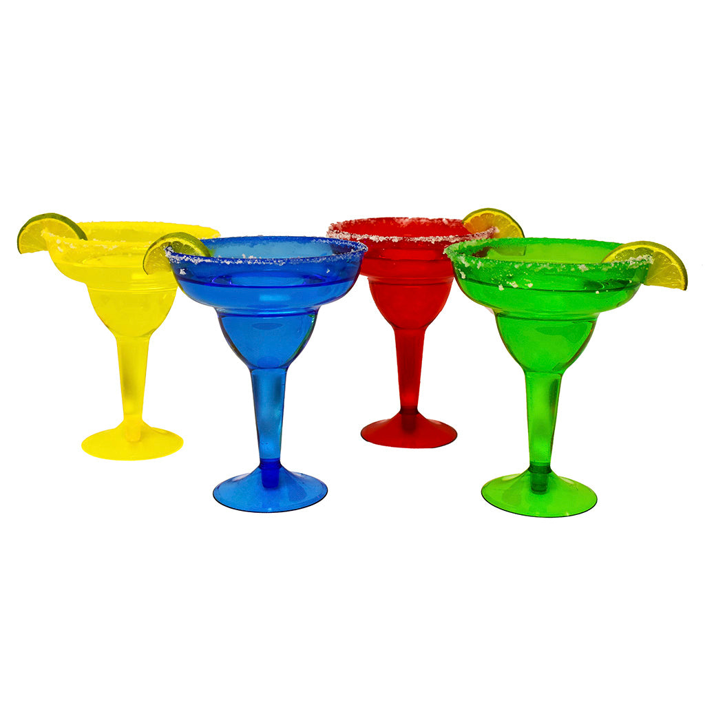 Plastic Margarita Glasses Plastic Cups KINREX KINREX LLC