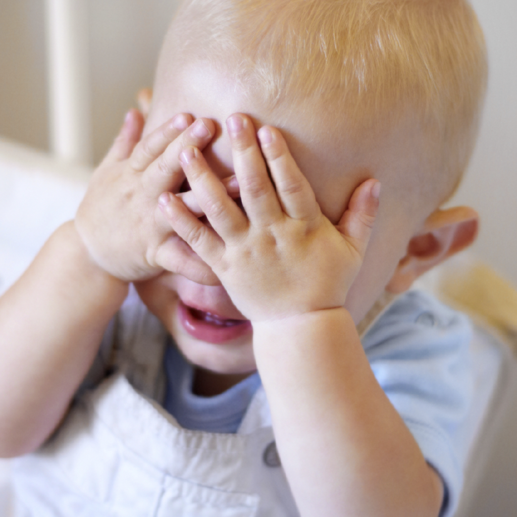 Why do babies laugh at Peek-a-boo?