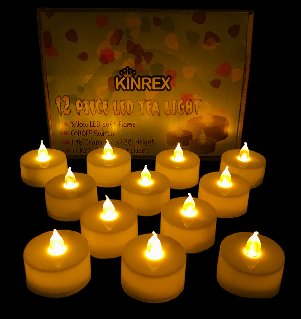 Flameless Tealight Candles - Led Votive Candles - KINREX LLC
