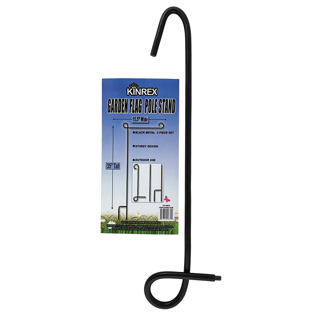 Garden Flag Stand, Garden Flag Pole, Flag Holder - KINREX LLC