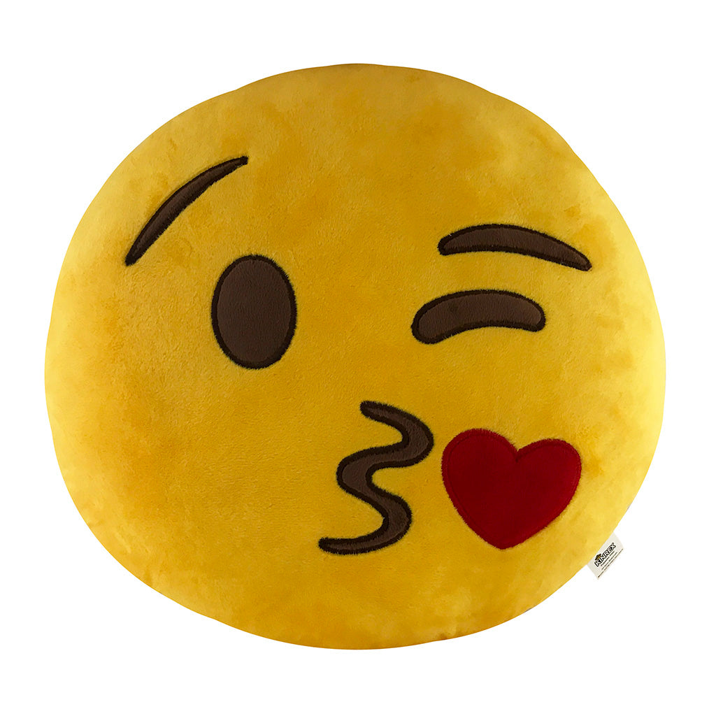Blow Kiss Emoji Pillow - Decorative Pillow - KINREX LLC