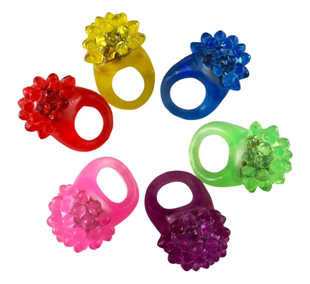 Led Rings - Light Up Rings - Flashing Bumpy Rings - KINREX LLC
