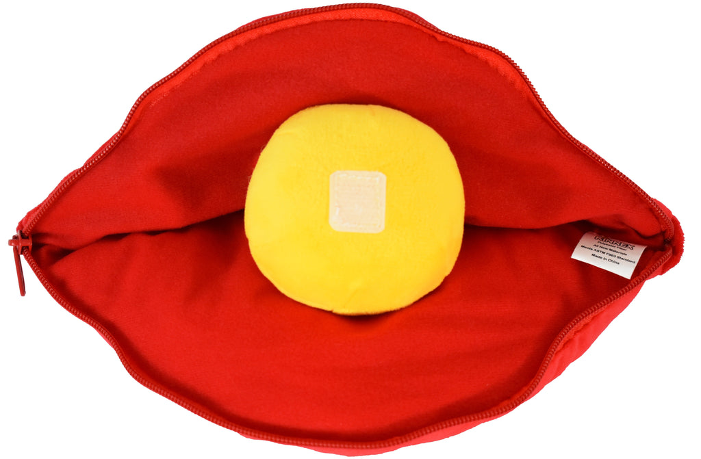 Lips Emoji Pillow With Blow Kiss Emoji Inside - KINREX LLC