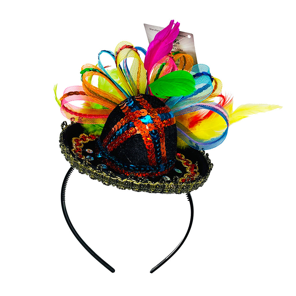 Cinco de Mayo Mexican Fiesta Sequined Headband - One Size Fits All