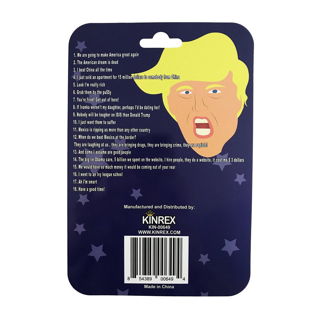 Trump Phrases Button - Funny Sounds Button - KINREX LLC