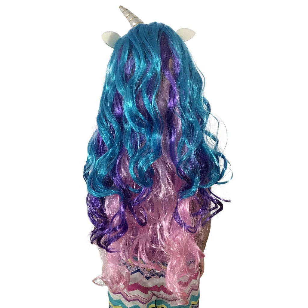 Unicorn Wig - Wig With Horn And Ears - Unicorn Wig For Kids, Teens And Adults - KINREX LLC